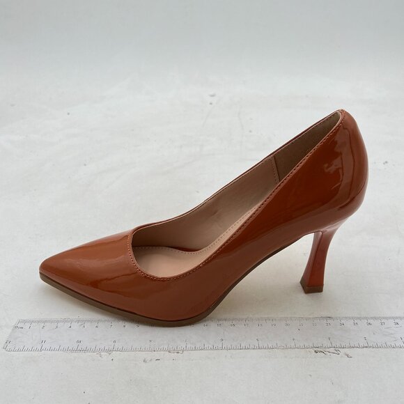 Brown Women Formal Pointed Toe Pumps High Heel Sexy Slip On Office Dress Shoes - Picture 1 of 6